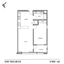 1 Bed 1 Bath (A3-Standard) 204 floor plan